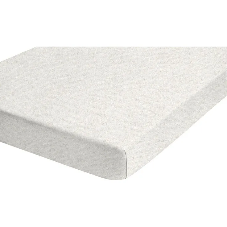 biberna Melange-Flanell Spannbetttuch 0841380 MELANGE UNI, grau, 1x 140x200 cm - 160x200 cm