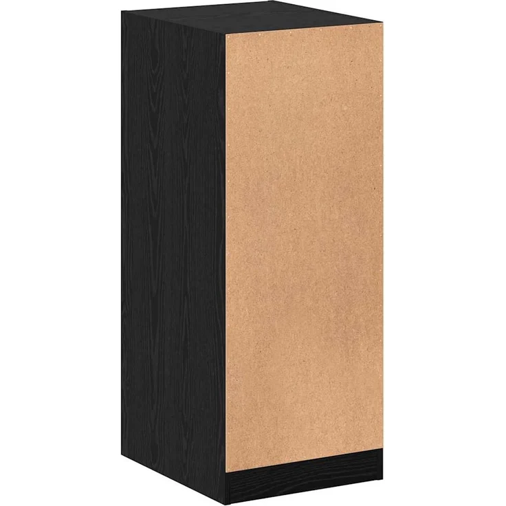 vidaXL Kleiderschrank mit Regal Schwarz Eichen-Optik 41 x 48 x 102 cm 879647 – Bild 6