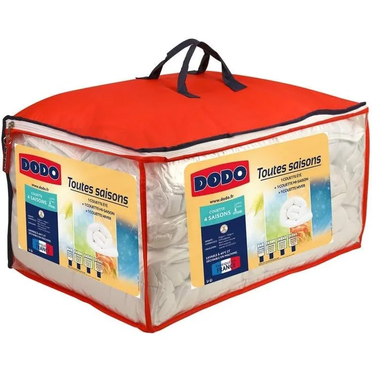 Dodo 25665 Für 4 Jahreszeiten Steppbett 200x200 cm Polyester weiß