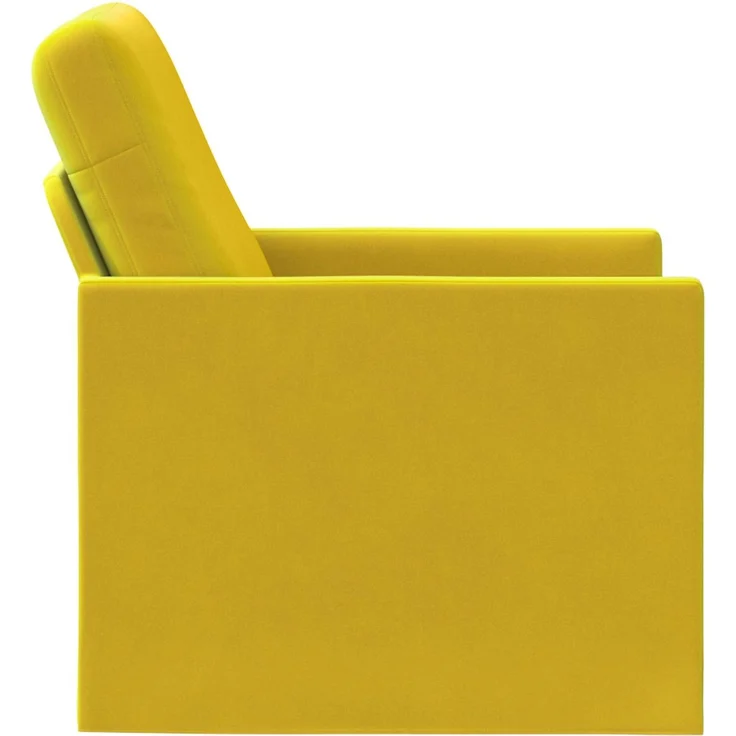 vidaXL Einzelsofa Gelb 70 x 81 x 82 cm Samt (V) 42041028 – Bild 3