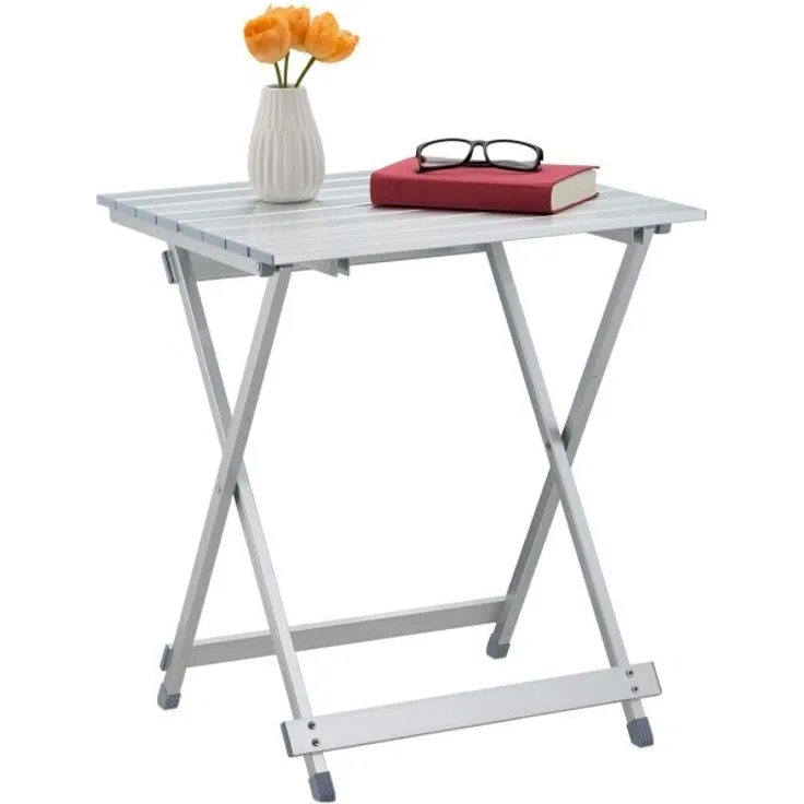 Klapptisch Aluminium 49,5 cm klein