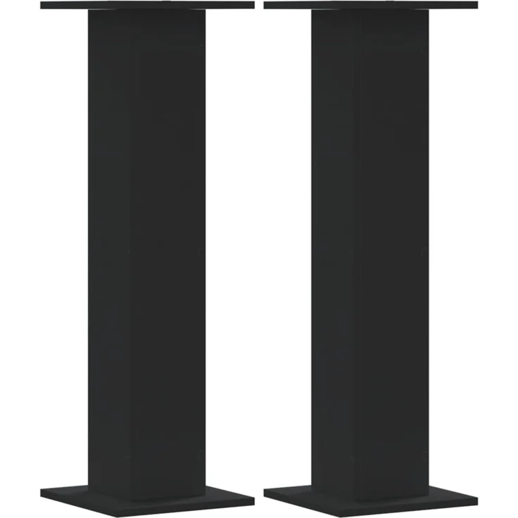 vidaXL Pflanzenständer 2 Stk. Schwarz 30x30x95 cm Holzwerkstoff 3307874 – Bild 2