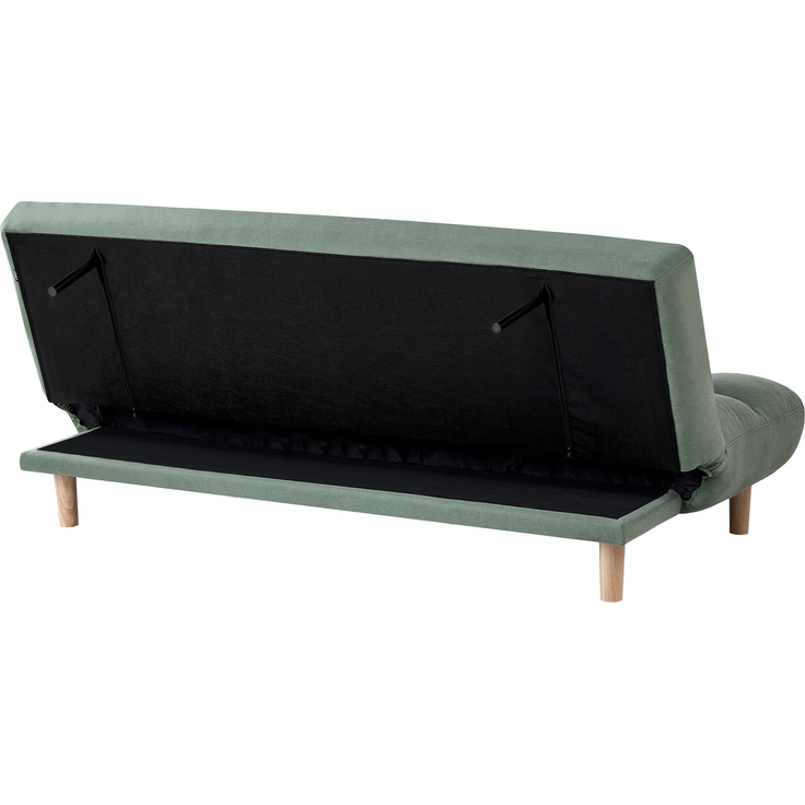 Schlafsofa 3-Sitzer RISOR Stoff Hellgrün – Bild 6
