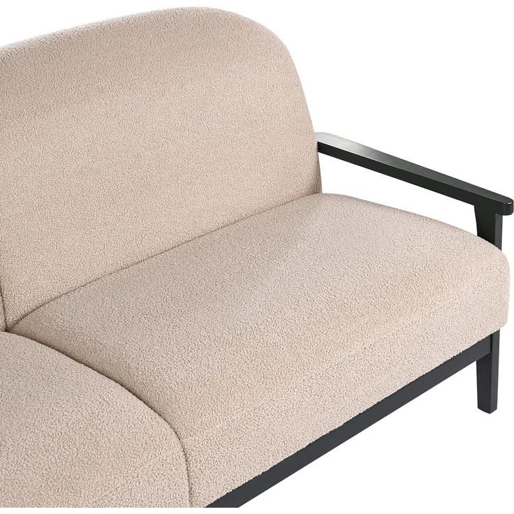 Sofa 3-Sitzer PILARNE Bouclé Beige – Bild 8