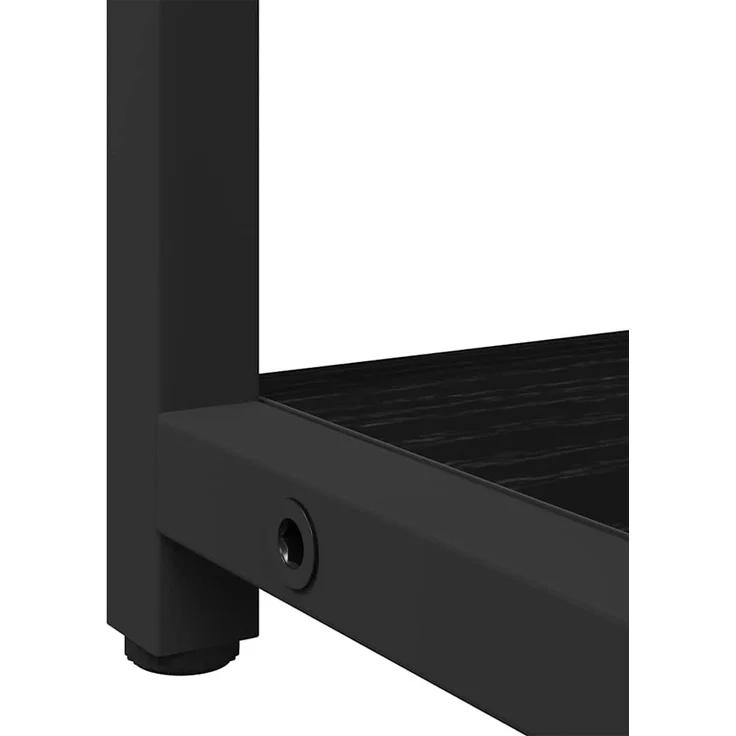 vidaXL Badezimmer Waschbeckenmöbel mit Tür 3 pcs Schwarz Holzwerkstoff 3334393 – Bild 10