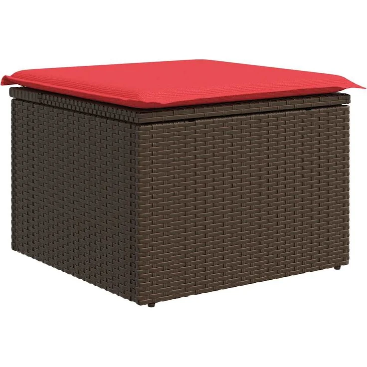 vidaXL Sofa Set 6 Stk. Braun [Synthetisch]: Poly Rattan 3346494 – Bild 6