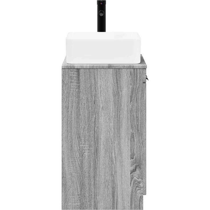 vidaXL Waschbeckenschrank Grau Sonoma 54 x 41 x 100 cm Holzwerkstoff 3404228 – Bild 6