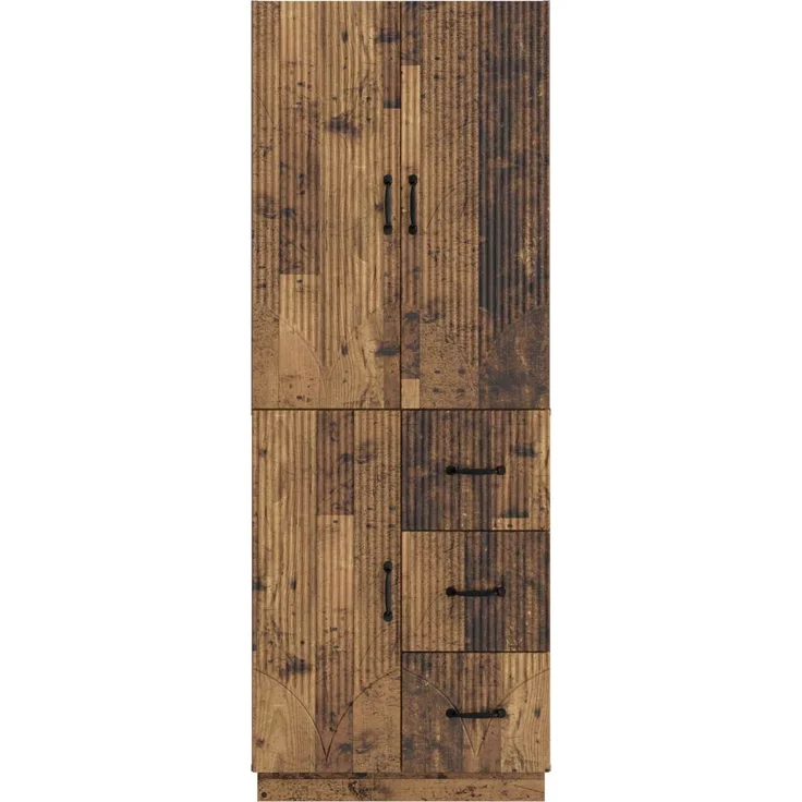 vidaXL Schrankset 2 pcs Altholz Holzwerkstoff 3416824 – Bild 4