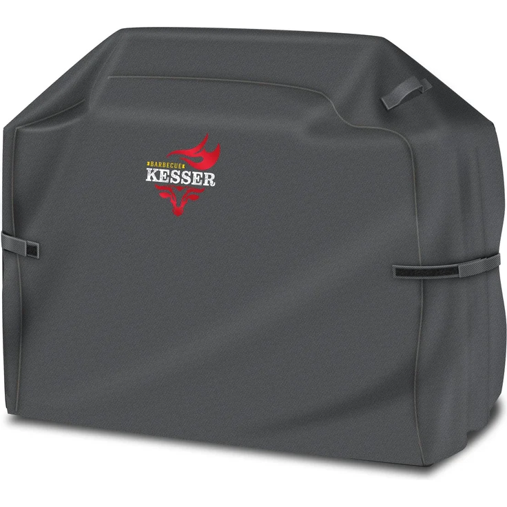KESSER® Premium BBQ Grillabdeckung Gasgrill Grillhaube Abdeckung Wetterfest - für Weber, Brinkmann, Char Broil Grill Abdeckhaube Schutzhülle | 600D Oxford- Gewebe Reißfest Anthrazit, 132 x 66 x 109 cm (BxTxH)