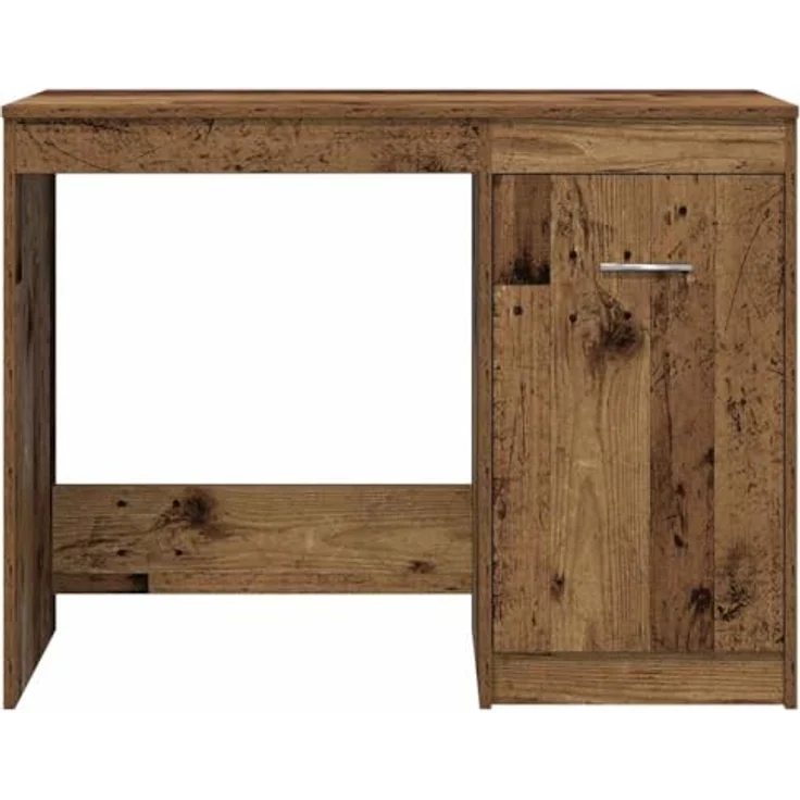 vidaXL Schreibtisch mit Unterschrank Altholz Holzwerkstoff 3328551 – Bild 8