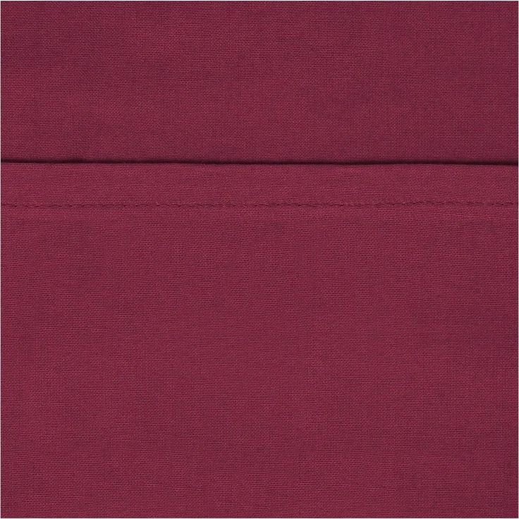 GREEN MARK Textilien Betttuch gewebtes Leintuch Betttuch, 100% Baumwolle, Gummizug: ohne, (1 Stück), weich und pflegeleicht, viele Variationen, 150x250 cm, Bordeaux rot – Bild 2