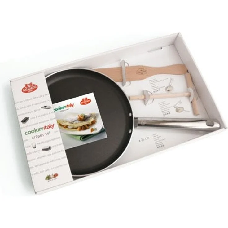 Ballarini Cookin 'italy Crepe Pfanne 3 teiliges Set Dm 25cm – Bild 3
