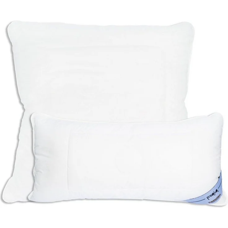 Traumschloss Microfaserkissen Premium, Füllung: 100% Polyester Faserbällchen, Bezug: 100% Baumwolle, Rückenschläfer, Seitenschläfer, Bauchschläfer, extrem leicht, luftig und anschmiegsam – Bild 3