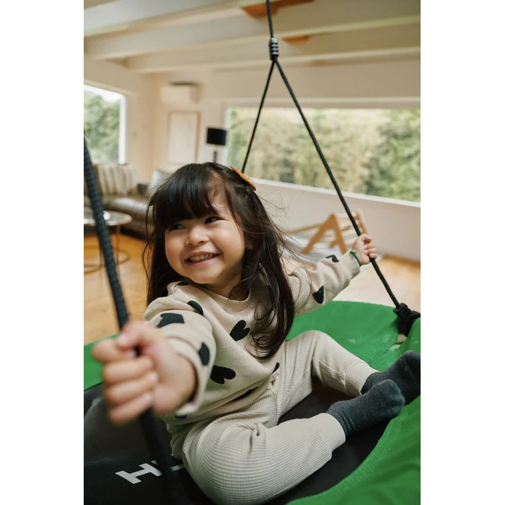 HUDORA höhenverstellbare Nestschaukel, 90-110 cm, Grün – Bild 9