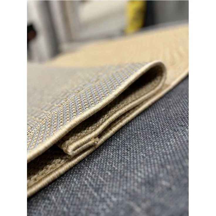 Origine Outdoor-Teppich 97 x 300 cm Polypropylen Beige 88780669 [en. casa] – Bild 4