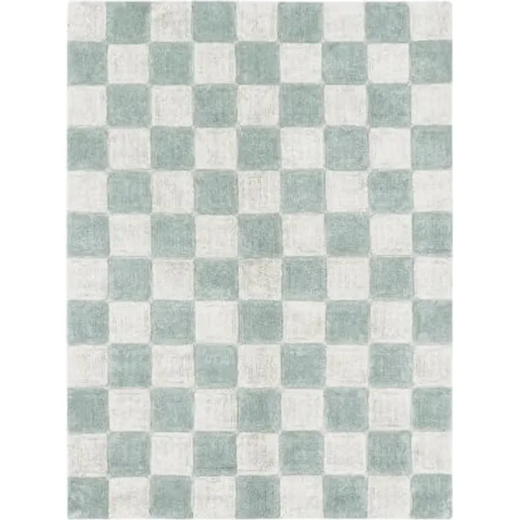 Lorena Canals Kitchen Tiles Teppich – Blue Sage Bl