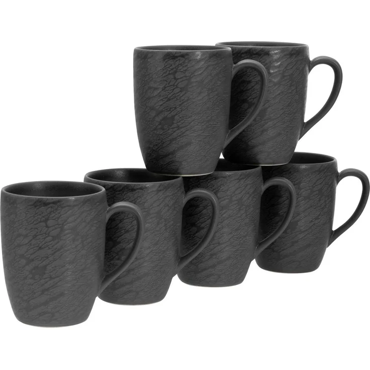 Schiefer black, Kaffeebecher 6-tlg (mo) – Bild 5