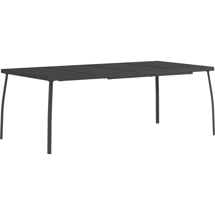 vidaXL Essgruppe 9 stk. Anthrazit 200 x 100 x 72 cm Stahl 3422865 – Bild 5