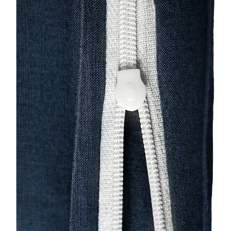 Einfarbige Bettwäschen-Sets für Einzel- und Doppelbetten, 100% Baumwolle Dunkelblau 155x200 cm – Bild 4