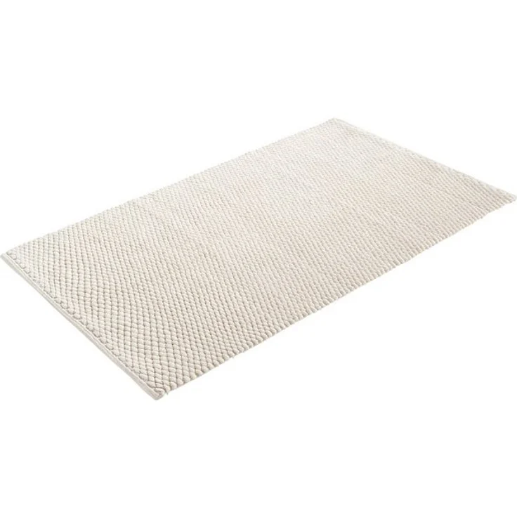 my home Badematte Dalia, Badvorleger, Badezimmer Teppich, Höhe 4 mm, fußbodenheizungsgeeignet, strapazierfähig, Baumwolle, rechteckig, Baumwolle, Badteppich, Badematten auch als 2-teiliges Set erhältlich – Bild 4