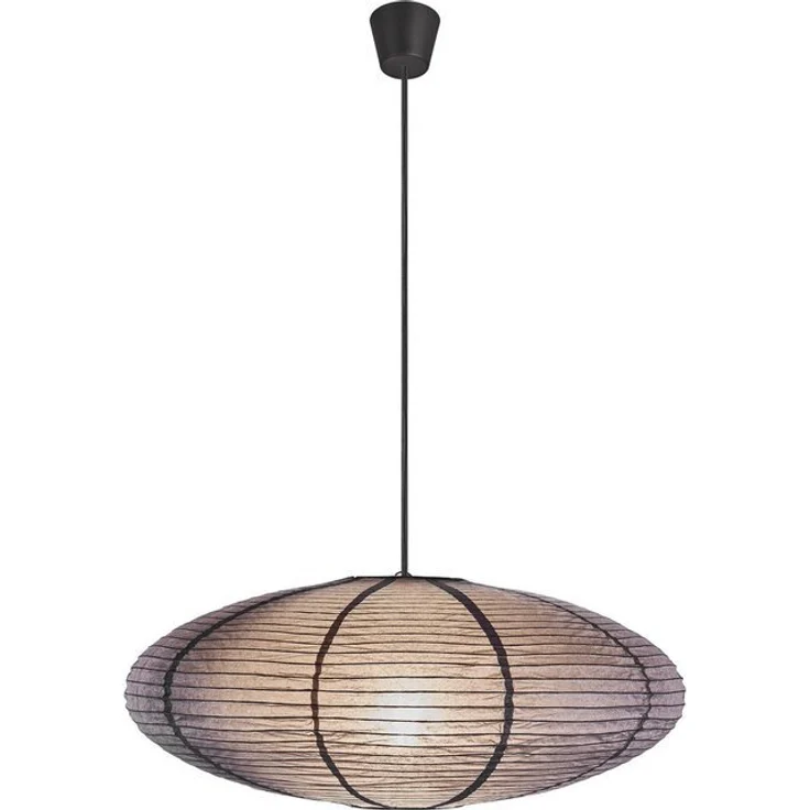 Nordlux Pendelleuchte Villo Lampenschirm ohne Pendel/Fassung, ohne Leuchtmittel, Natürliches Material, Retro-Design, Bietet ein weiches, diffuses Licht – Bild 4