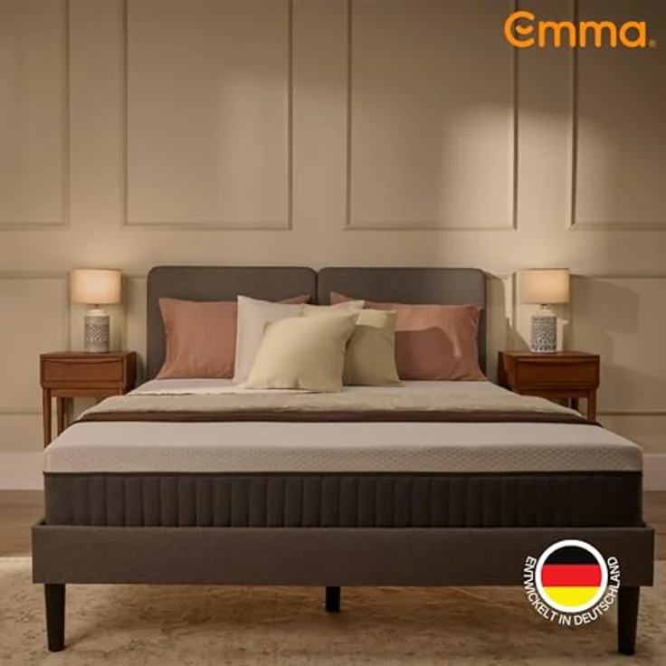 Emma Original Pro Matratze 160x200 cm – 27 cm Hybridmatratze mit 7-Zonen-Taschenfederkern, ThermoSync® Kühltechnologie & Waschbarer Matratzenbezug – atmungsaktive Komfortmatratze – Bild 7