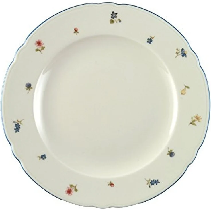 Seltmann Weiden Geschirr-Set Speiseteller 25 cm Fahne Marie Luise Streublume 30308 von Seltmann, Porzellan – Bild 1