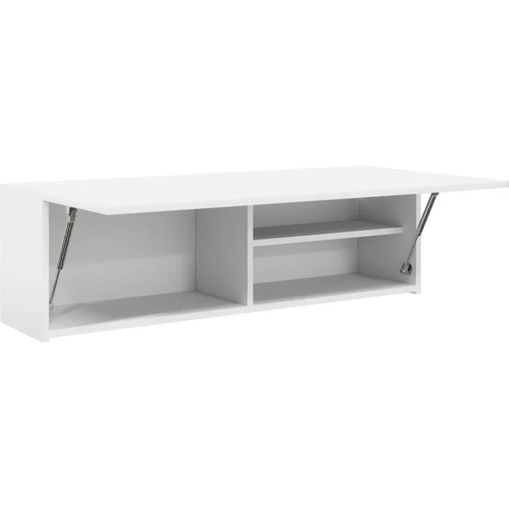 vidaXL Bad-Wandschrank Weiß 100x25x30 cm Holzwerkstoff 860094 – Bild 5
