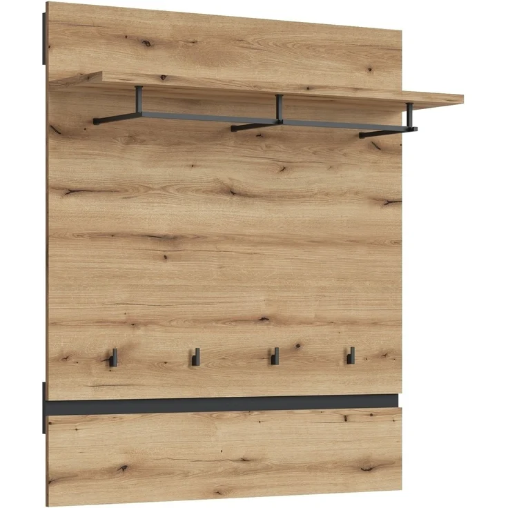 Garderoben-Set >Corte< (2-teilig) Evoke Eiche Dekor - 101x201x45 BxHxT – Bild 4