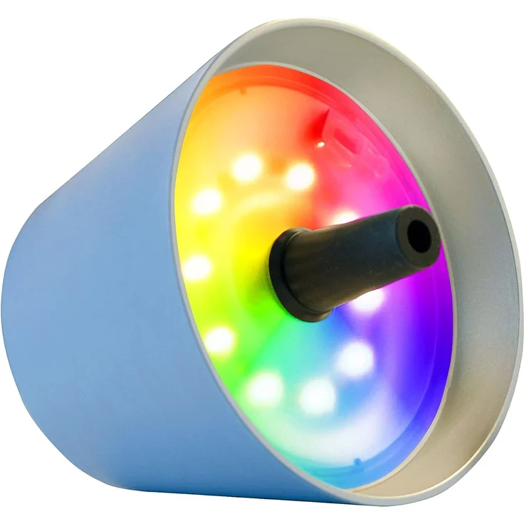 Sompex Flaschenleuchte TOP 2.0 Blau LED RGBW mit Akku – Bild 2