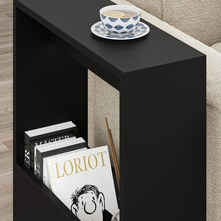 Decortie Beistelltisch Simpi (pack), Moderner Beistelltisch, Mehrzweck mit Kreativität, 55 x 20 x 60 cm – Bild 2
