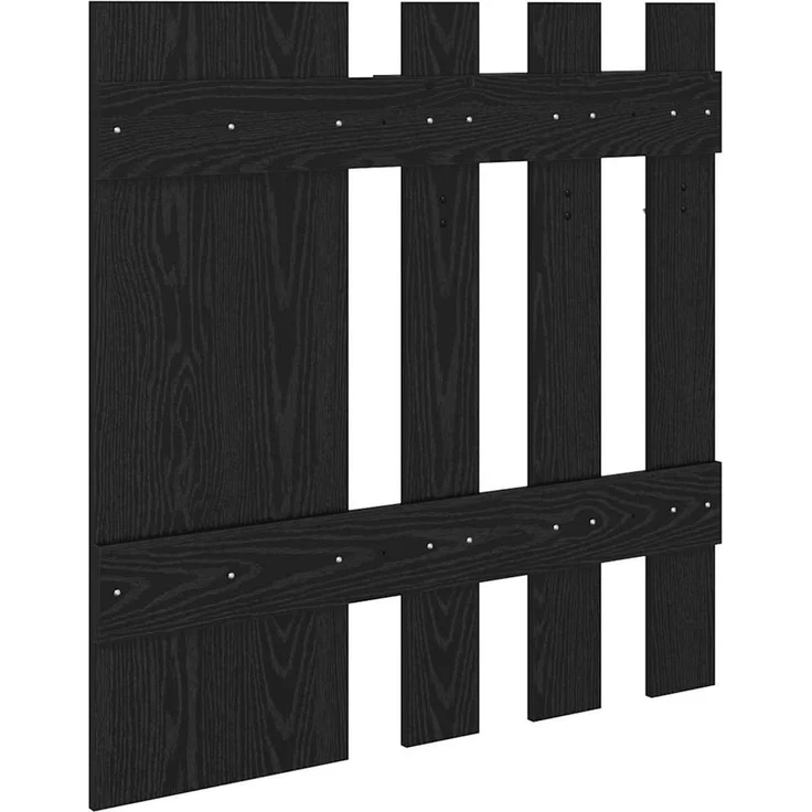 vidaXL Wandmontierter nachttisch Wandmontiert Schwarz Eichen-Optik 874508 – Bild 6