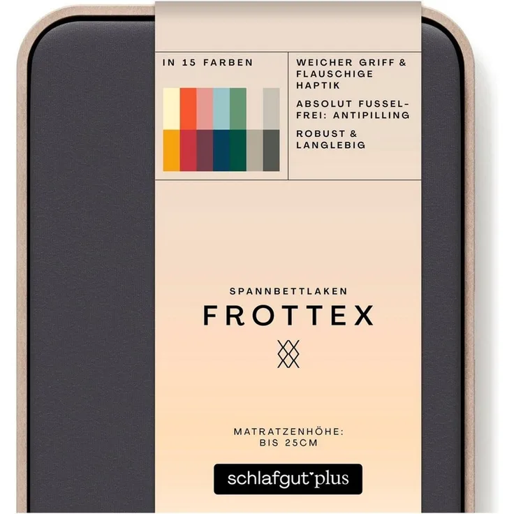 Schlafgut Spannbettlaken Frottex, Frottee, Gummizug: rundum, (1 Stück), 100% Frottee