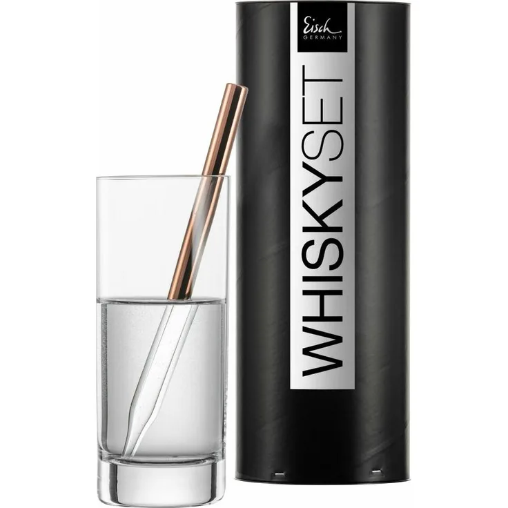 Eisch Whisky Pipetten Set Gentleman Kupfer, mit Glas, Verdünnungspipette, Glas, Kupfer, 86599916