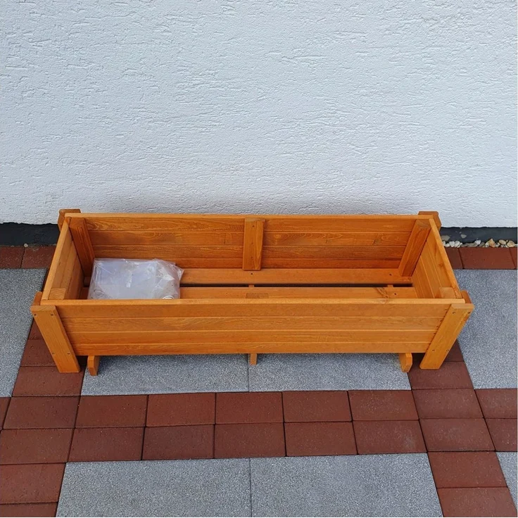 promadino Pflanzkübel Romantica, BxTxH: 120x38x34 cm – Bild 2