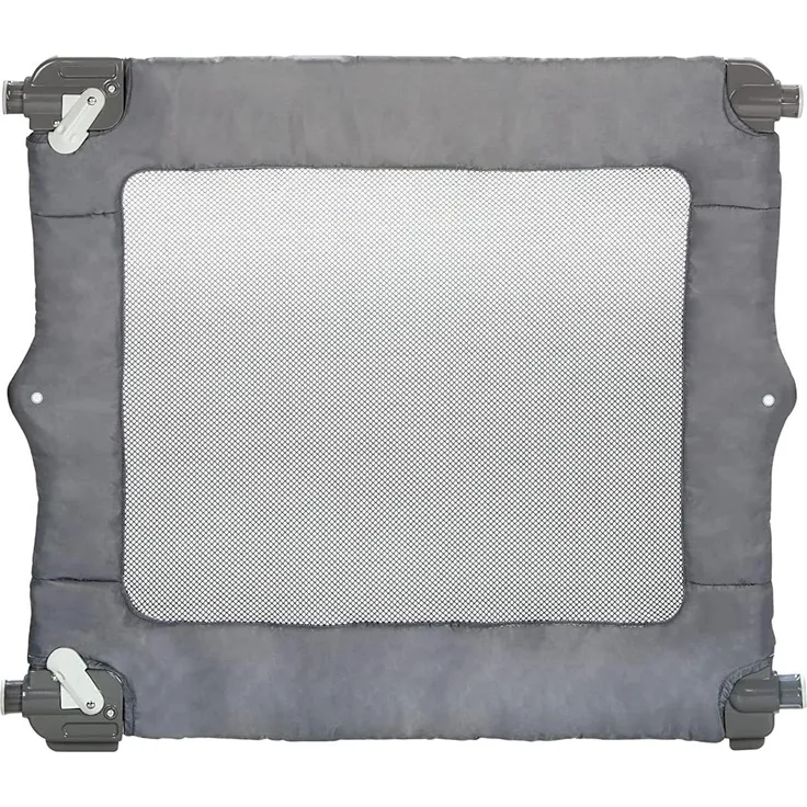 Safety 1st Travel Safety Barrier, Reisetreppengitter, Klemmgitter, Babygitter auch für Hunde Geeignet, 6 Monate - 2 Jahre, Dark Grey (dunkelgrau)