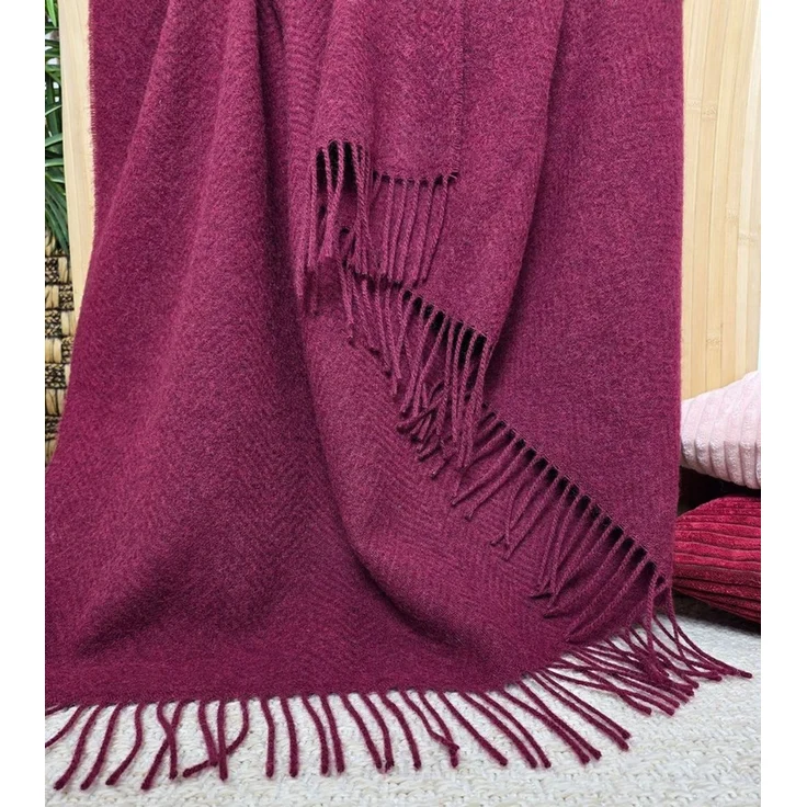 Wolldecke "TIROL M" 100 % Wolle, 140 x 200 cm in versch. Farben, STTS – Bild 4
