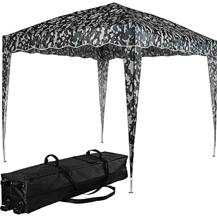 INSTENT® Pavillon "BASIC" 3x3,Trolley, Stahl, urban – Bild 2