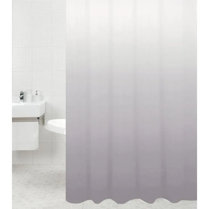 Sanilo Duschvorhang Magic Grau 180 x 200 cm, 100% wasserdicht, Anti-Schimmel-Effekt, hochwertige Qualität