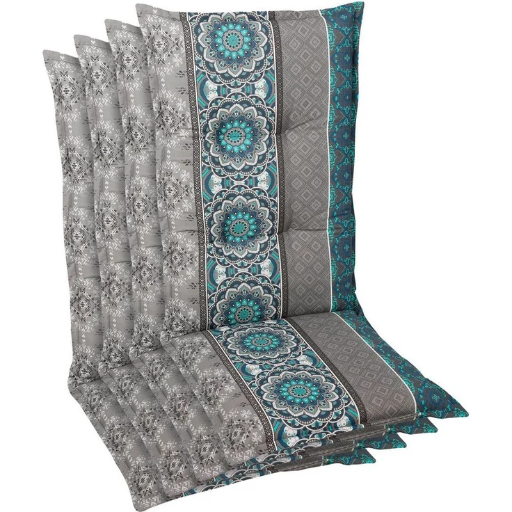 GO-DE Hochlehnerauflage, (Spar-Set, 4 St), Maße ca.: 50 cm x 120 cm x 7 cm – Bild 5