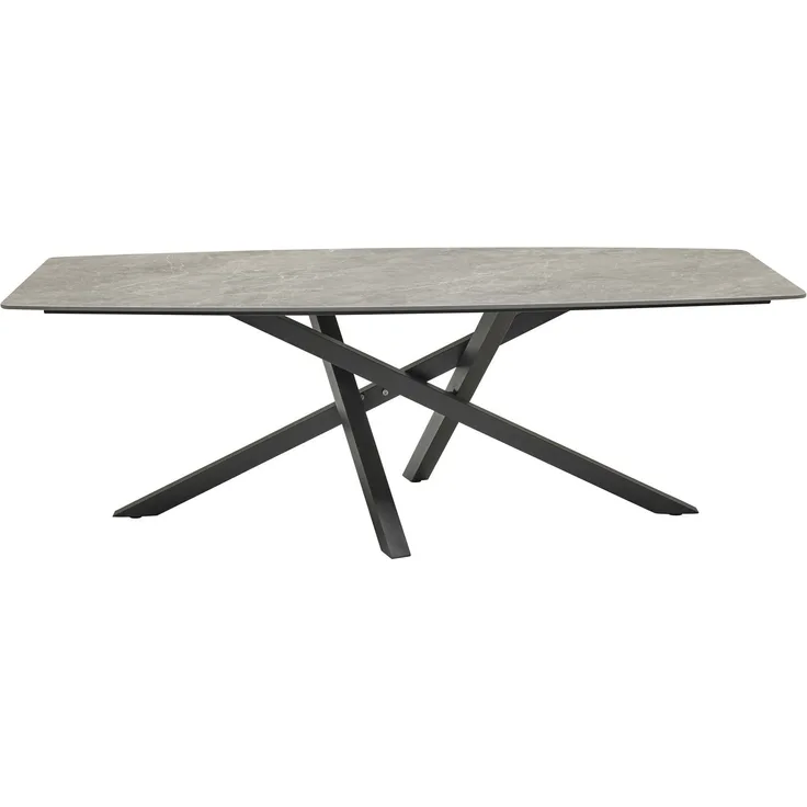 LC Garden 'Como' Gartentisch, Sintered Stone Anthrazit, 75 x 90 x 180 cm