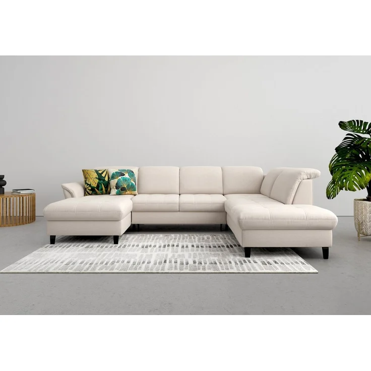 sit&more Wohnlandschaft Maggiore U-Form, wahlweise mit Kopfteilverstellung, Schlaffunktion und Stauraum – Bild 1