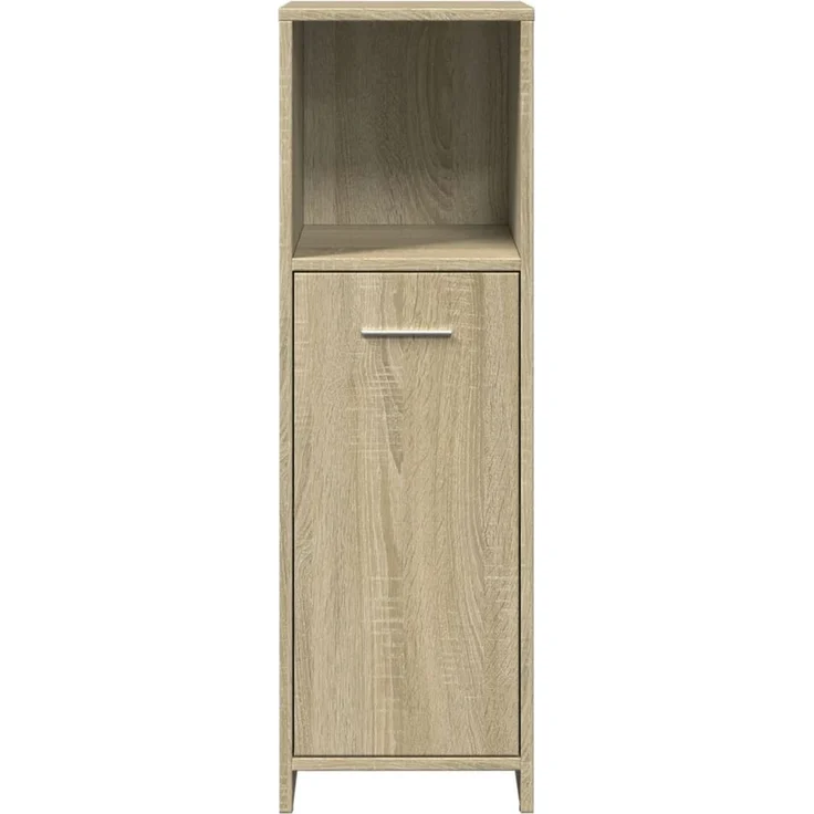 vidaXL 4-tlg. Badmöbel-Set Sonoma-Eiche Holzwerkstoff 3324968 – Bild 11