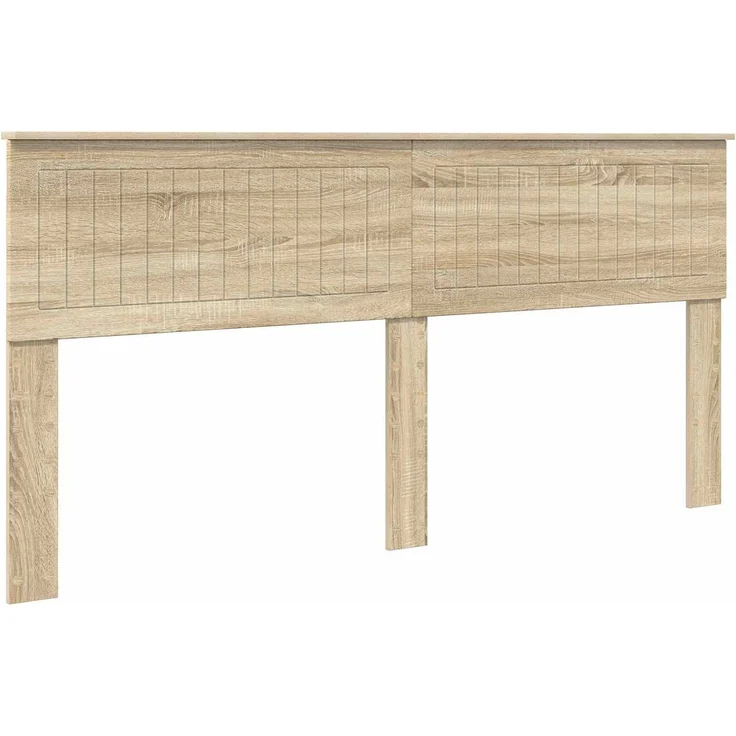 vidaXL Kopfteil Sonoma-Eiche Holzwerkstoff 90 x 183 x 7 cm Braun – Bild 2