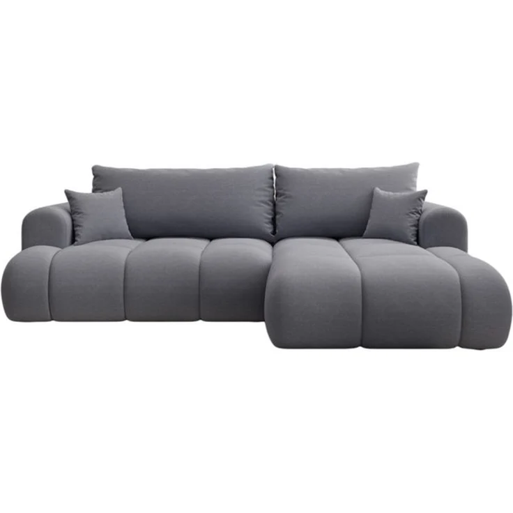 thematys Ecksofa TREVIO 260x165 cm, mit Schlaffunktion, mit Bettkasten, Grau (Element 23), Ausrichtung rechts – Bild 3