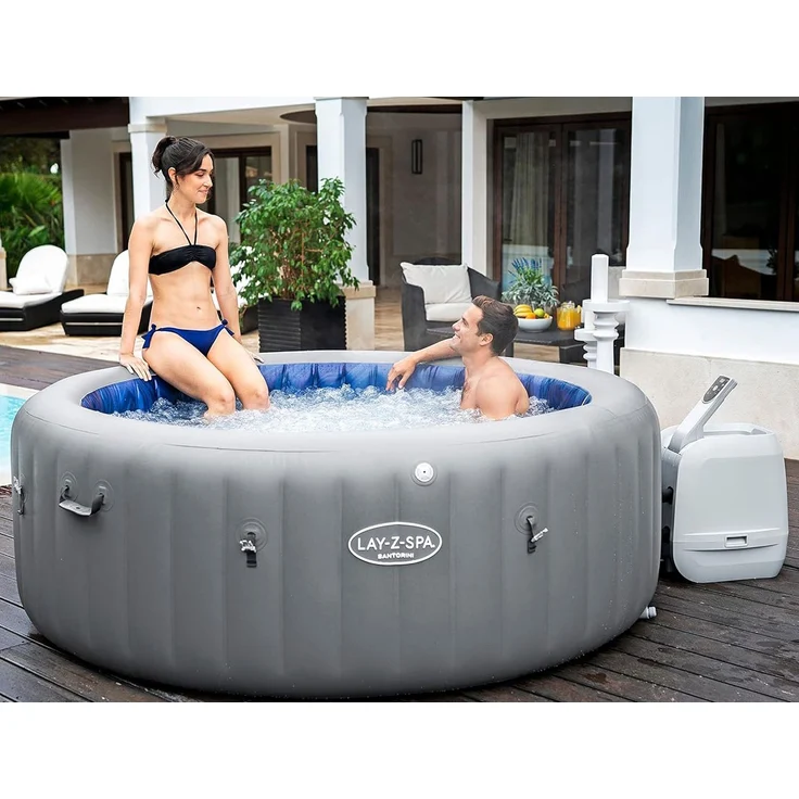 Bestway Energiespar-Whirlpool 216 x 80 cm Santorini HydroJet Pro | max. 7 Personen | App-Steuerung – Bild 5