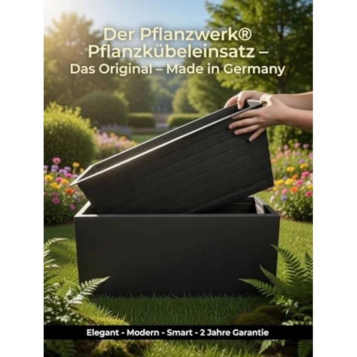 Pflanzwerk® Pflanzeinsatz Innentopf für alle TUB Pflanzkübel Frostsicher Kunststoff Blumenkübel – Bild 2