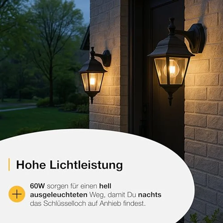 Brilliant Newport hängende Außenwandleuchte schwarz – LED-Wandleuchte für draußen – E27 Sockel exkl. LED Leuchtmittel – wetterfeste Außenleuchte – Bild 8