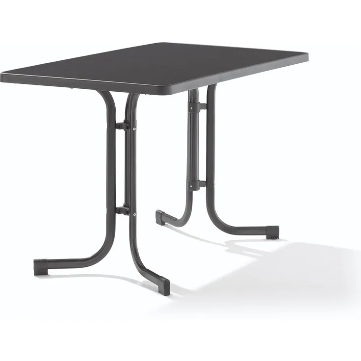 Sieger Boulevard-Klapptisch Boulevard-Klapptisch klappbar, Stahl Eisengrau 70 x 72 x 115 cm