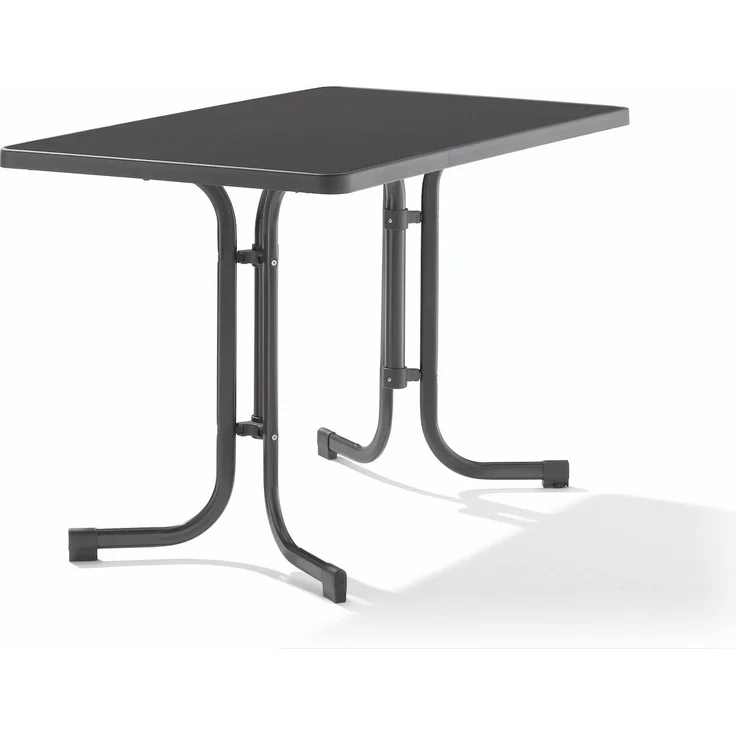 Sieger Boulevard-Klapptisch Boulevard-Klapptisch klappbar, Stahl Eisengrau 70 x 72 x 115 cm